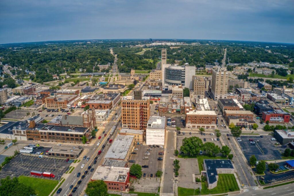 A pretty day in Pontiac, Michigan
